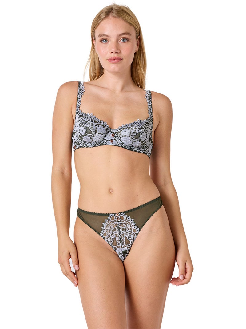 Soutien-gorge armatures MYSTIQUE - Brigitte Bardot Lingerie Vert - Kiabi
