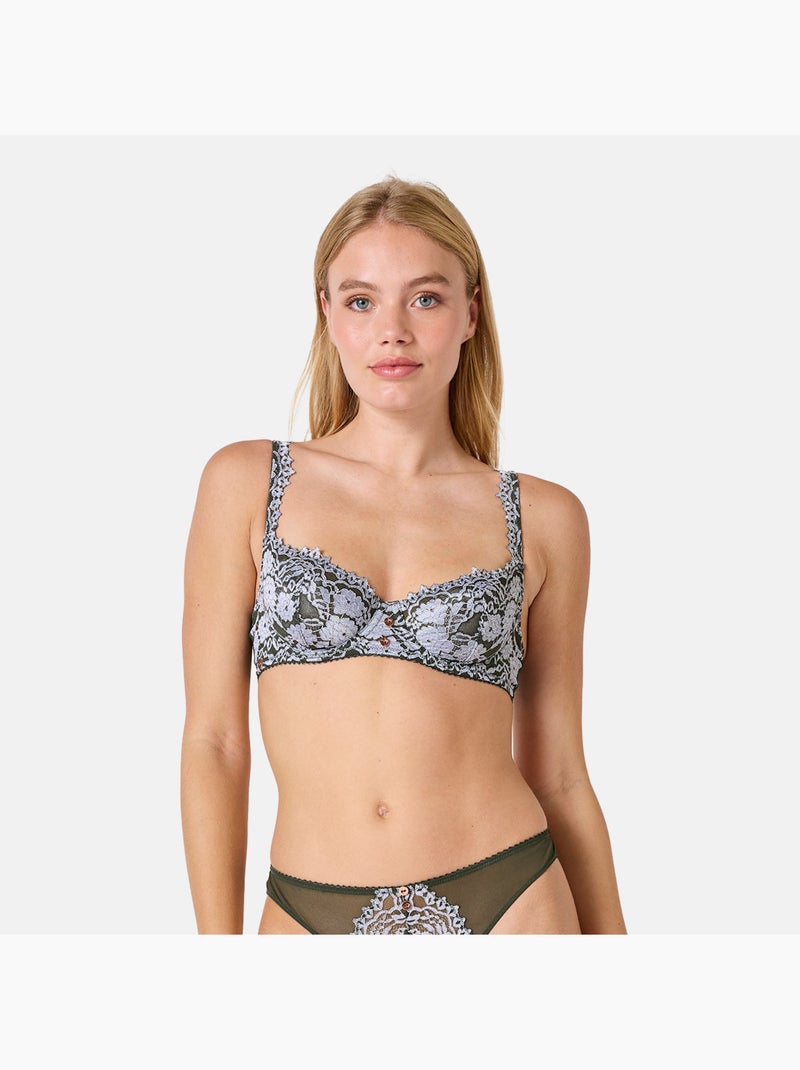 Soutien-gorge armatures MYSTIQUE - Brigitte Bardot Lingerie Vert - Kiabi