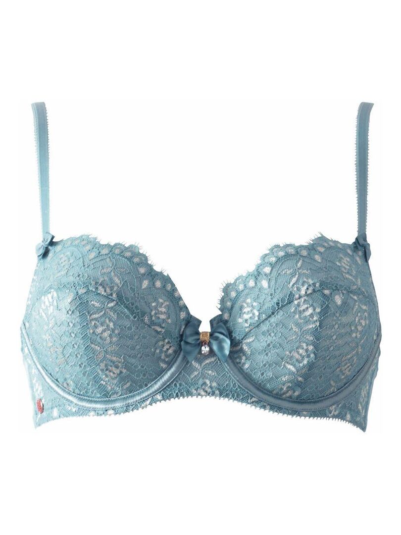 Soutien Gorge Armatures Tendre Passion Brigitte Bardot Bleu Kiabi