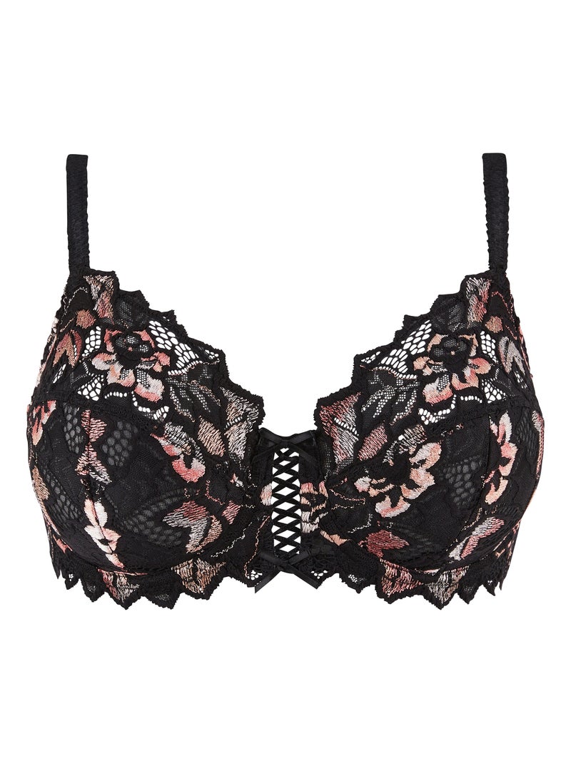 Soutien-gorge arum cabaret sans complexe lingerie Noir Rose Gris - Kiabi