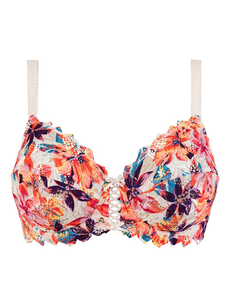 Soutien-gorge Arum Mosaic Sans Complexe Blanc Multicolore - Kiabi