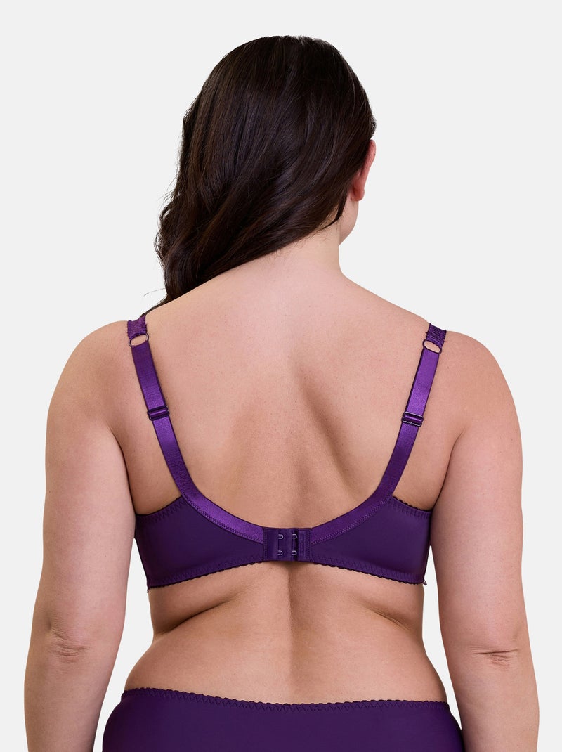 Soutien-gorge Arum Mosaic Sans Complexe Violet aubergine - Kiabi