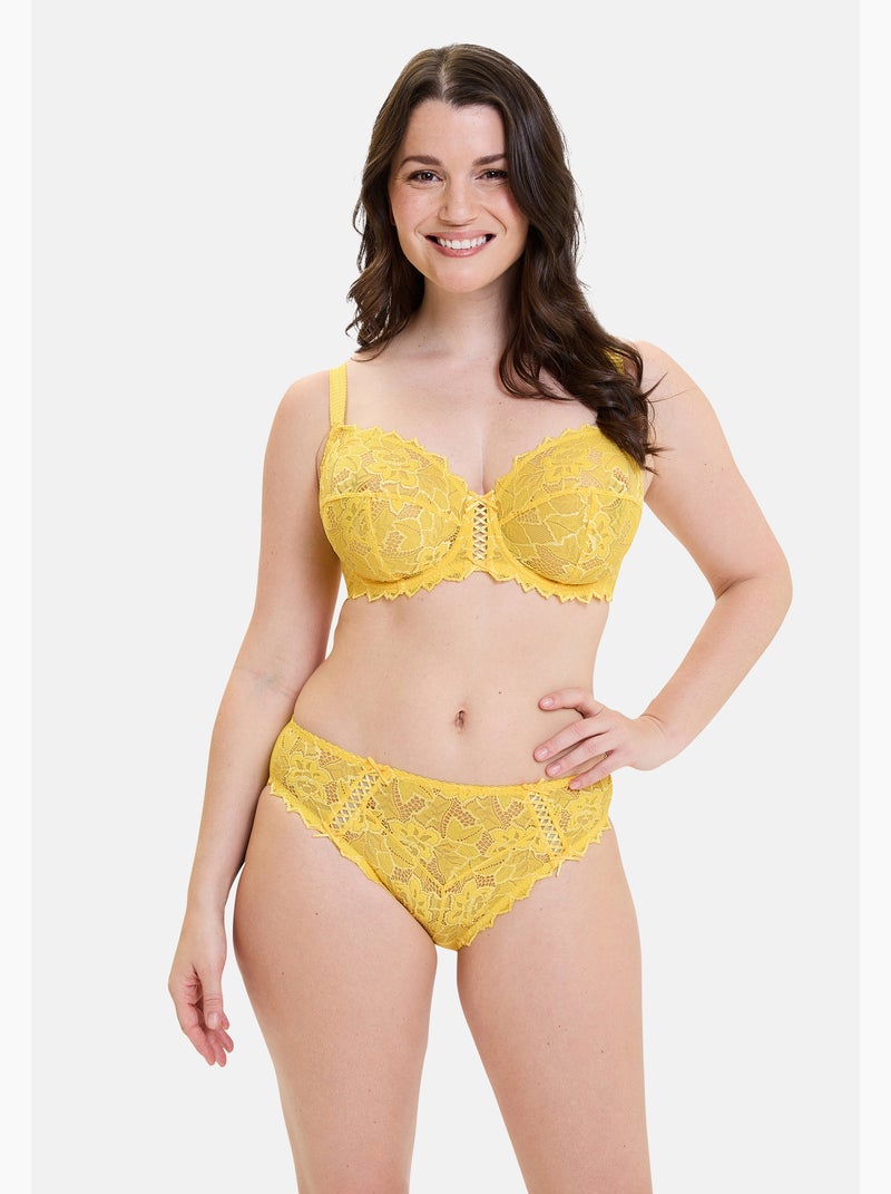 Soutien-gorge arum sans complexe lingerie Jaune citron - Kiabi