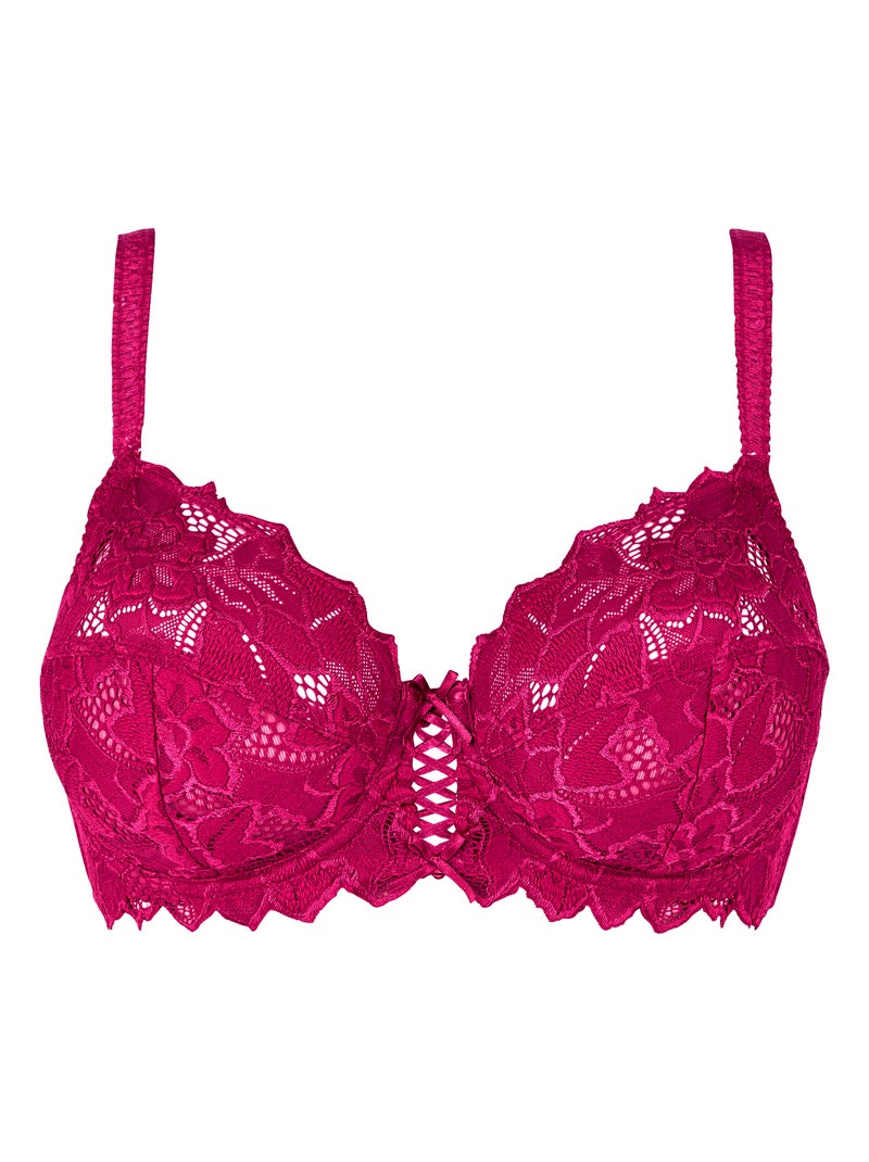 Soutien-gorge arum sans complexe lingerie Rouge cerise - Kiabi