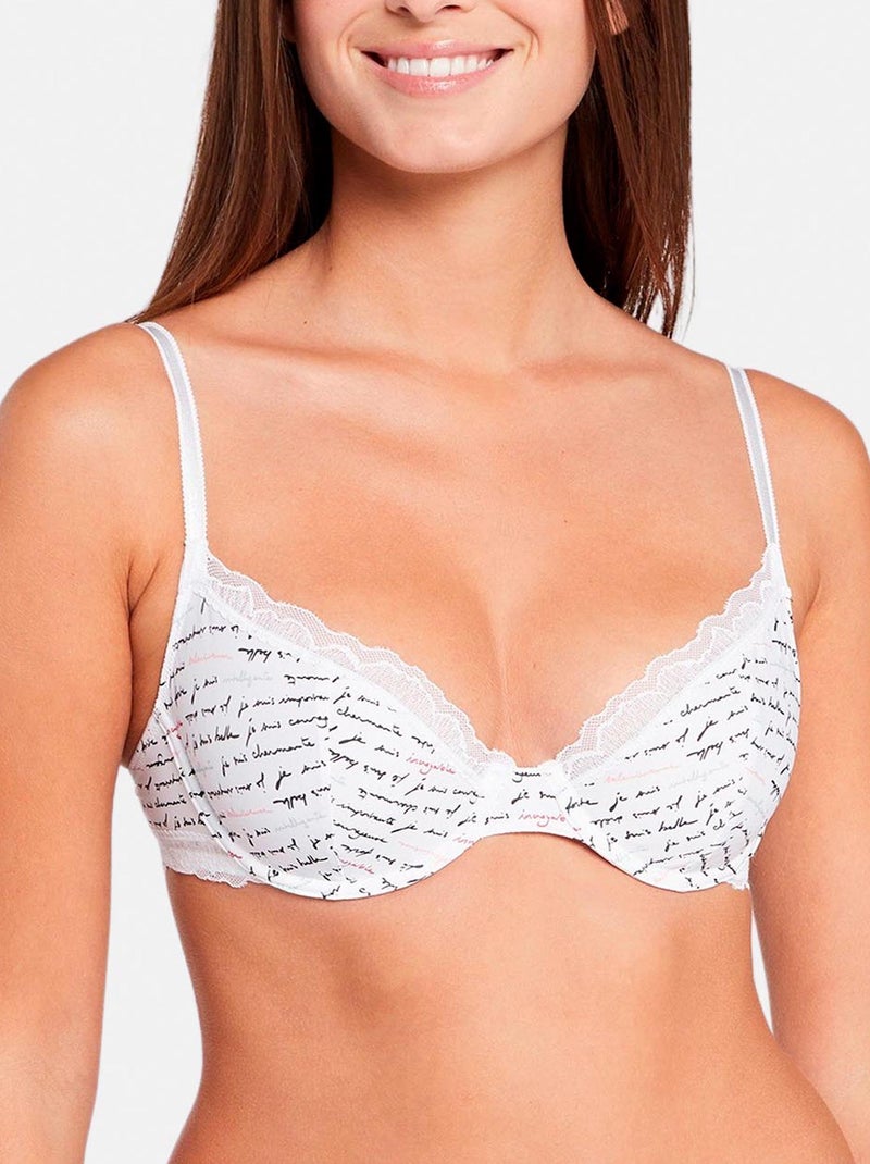 Soutien-gorge Audacieuse Billet Doux Blanc cassé - Kiabi