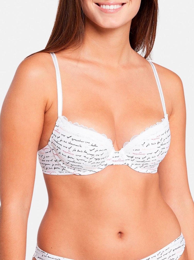 Soutien-gorge Audacieuse Billet Doux Blanc cassé - Kiabi