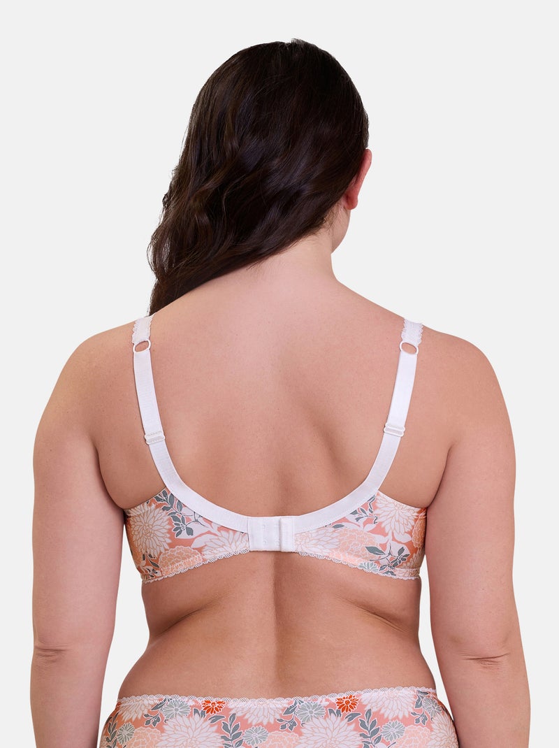 Soutien-gorge Aurélie Sans Complexe Blanc Rose - Kiabi