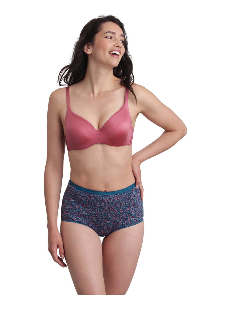 Soutien-gorge avec armatures 24h Soft Absolu Rose framboise - Kiabi