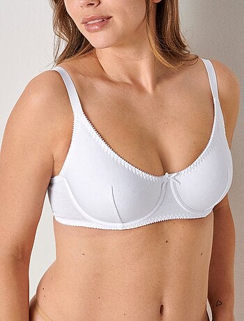 Soutien-gorge avec armatures coton extensible