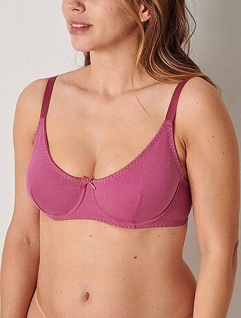 Soutien-gorge avec armatures coton extensible