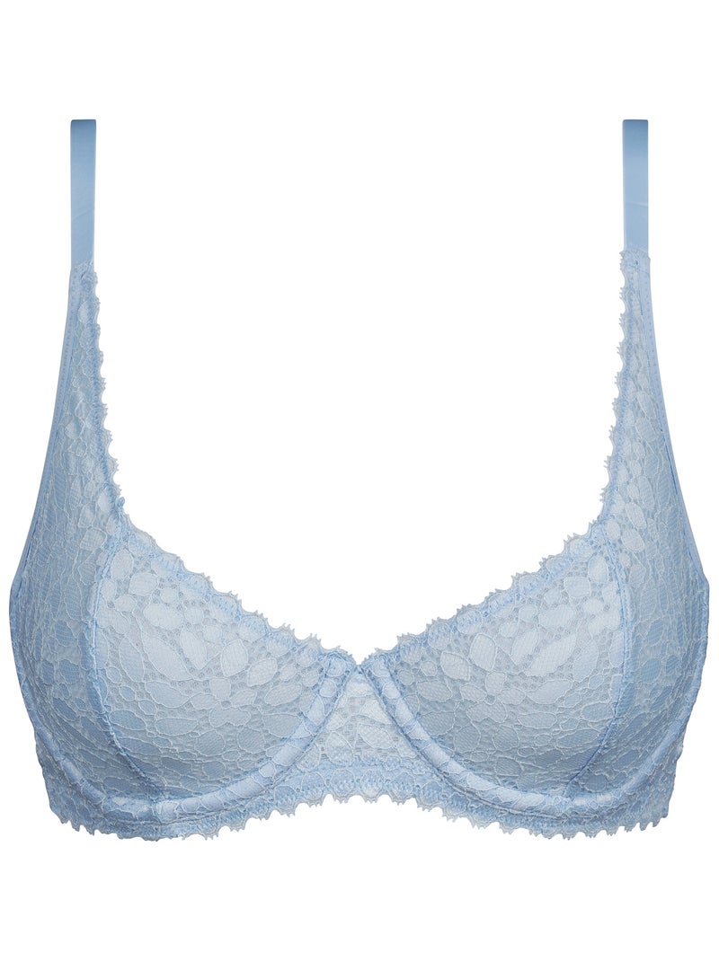 Soutien-gorge avec armatures Daily Dentelle Bleu clair - Kiabi