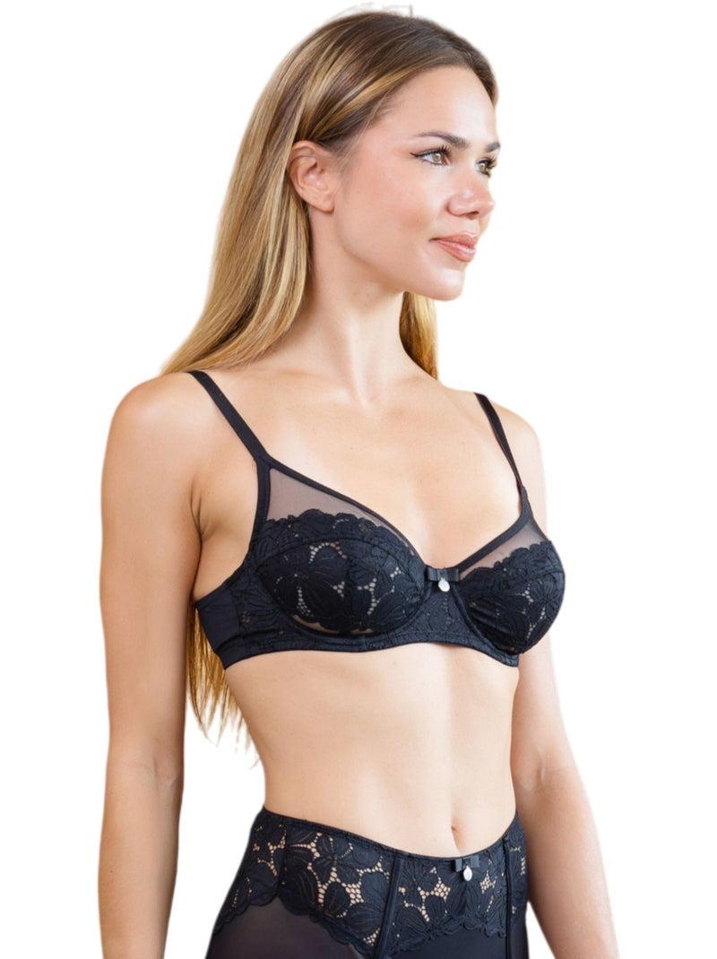 Soutien-gorge Avec Armatures Roselyne | Gerard Pasquier Noir - Kiabi