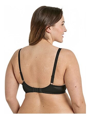 Soutien-gorge avec armatures tulle effet rayé