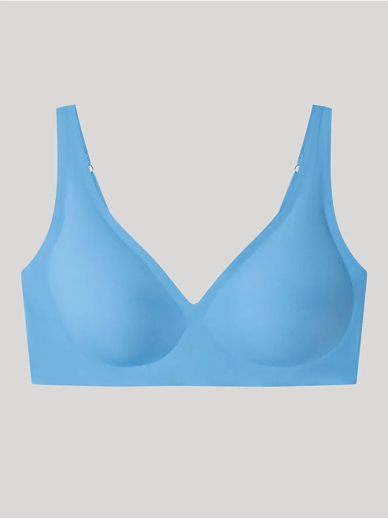 Soutien-gorge avec push up amovible Bleu - Kiabi