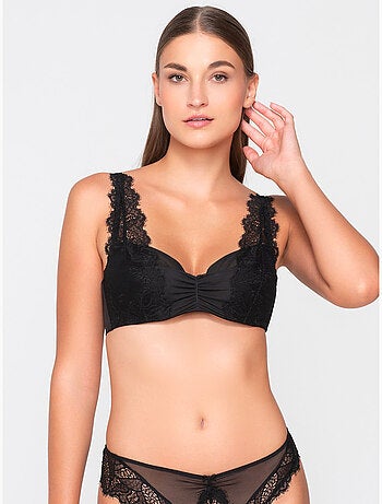 Soutien-gorge balconnet armaturé ORCHIDEA