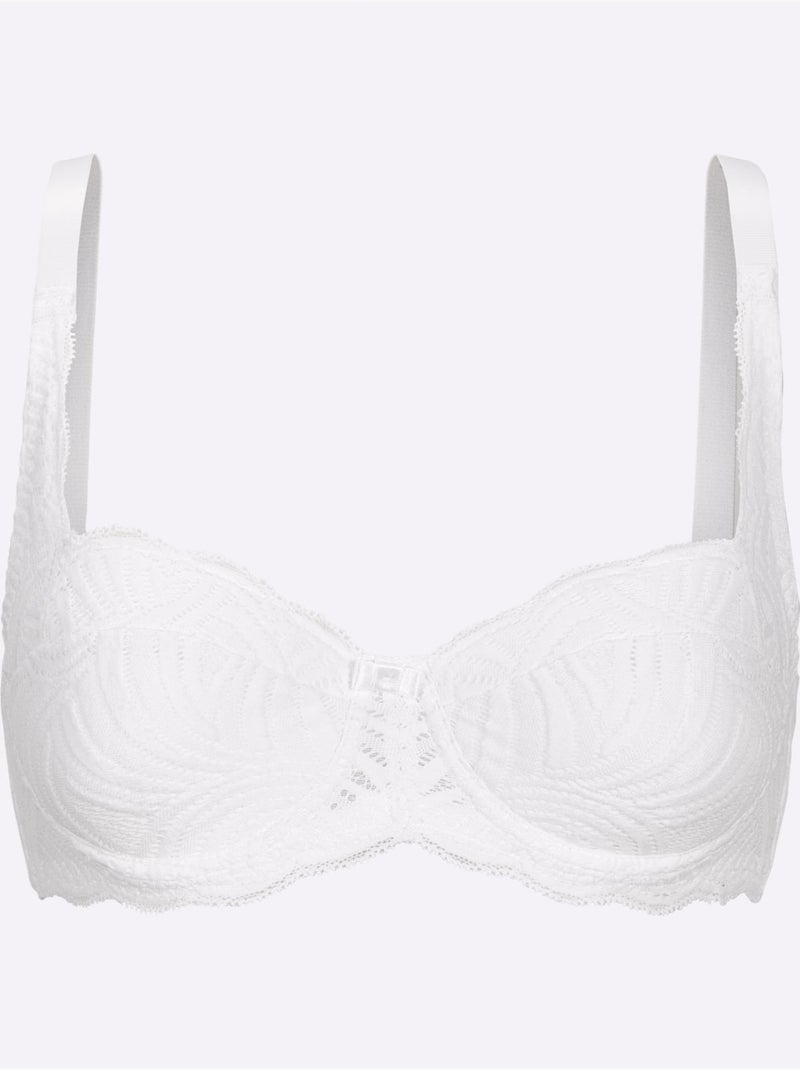 Soutien-gorge Balconnet Avec Armatures - Witt Blanc - Kiabi