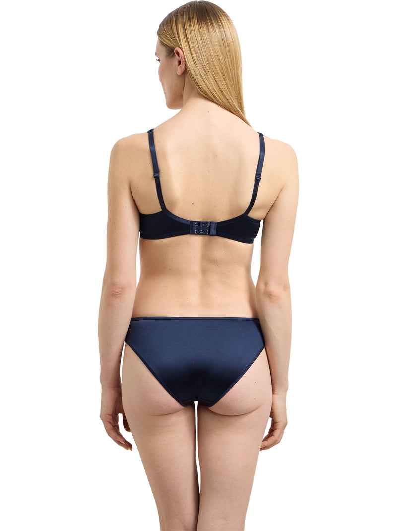 Soutien-gorge balconnet avec armatures Dim x Inès de la Fressange Bleu foncé - Kiabi
