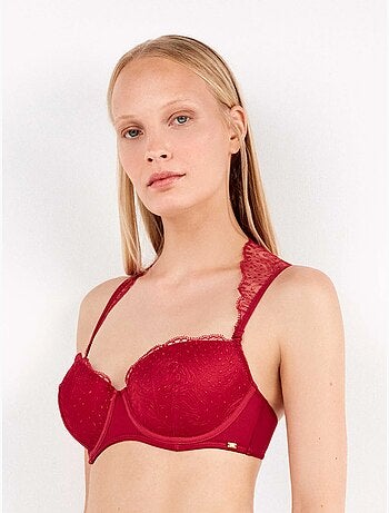 Soutien-gorge balconnet bretelles amovibles