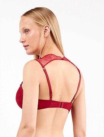 Soutien-gorge balconnet bretelles amovibles