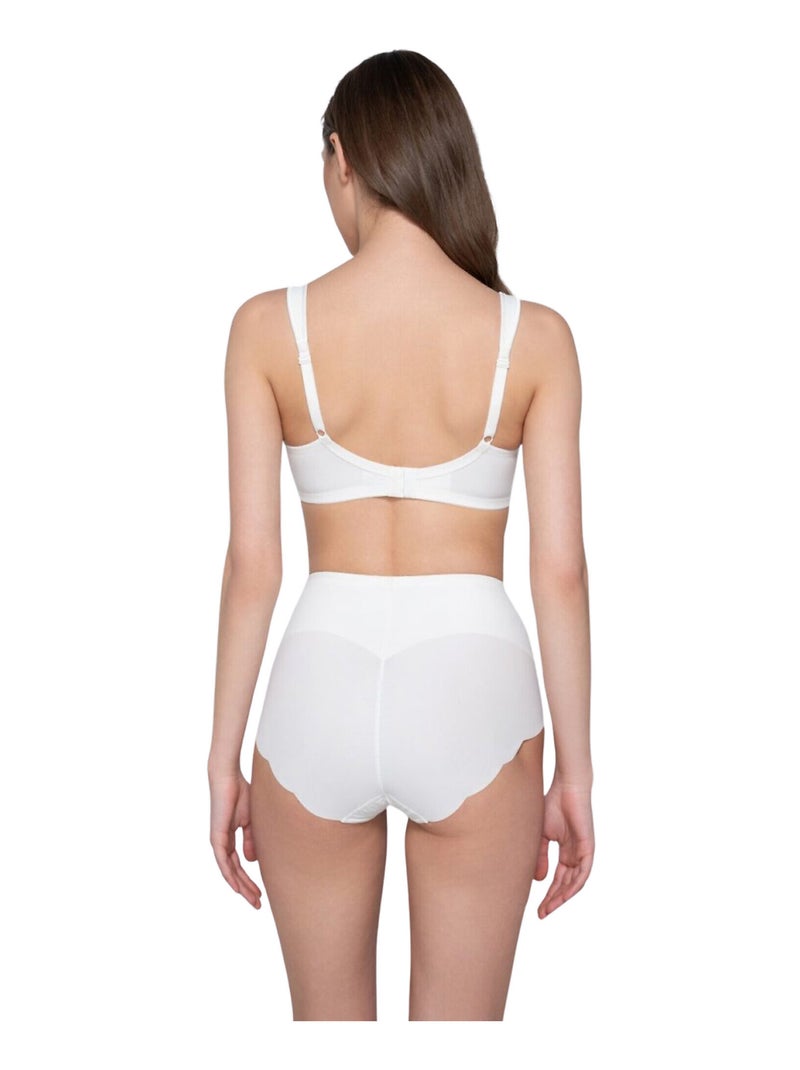 Soutien-gorge balconnet croisé sans armatures SECRET SENSE Ecru - Kiabi