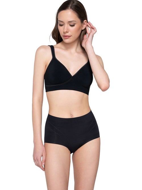 Soutien-gorge balconnet croisé sans armatures SECRET SENSE - Kiabi
