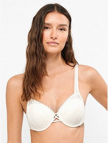 Soutien-gorge balconnet en tissu de dentelle bonnets B, C et D