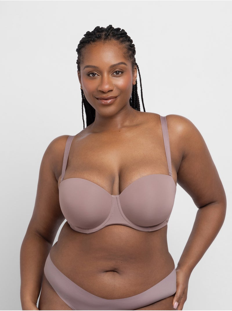 Soutien-gorge balconnet michelle Dorina Marron - Kiabi