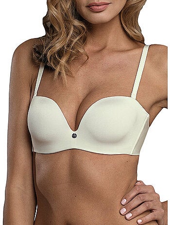 Soutien-gorge balconnet multi-positions Bella mariage ivoire