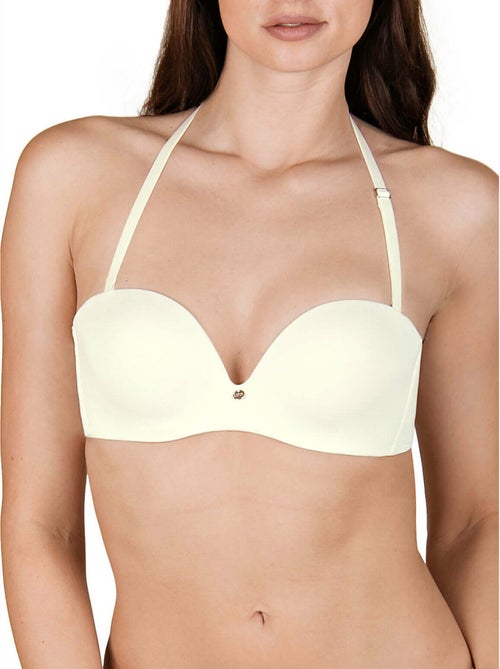 Soutien-gorge balconnet multi-positions Bella mariage ivoire - Kiabi