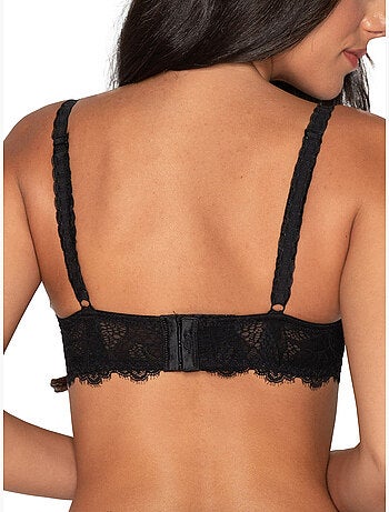 Soutien-gorge balconnet Orchidea noir