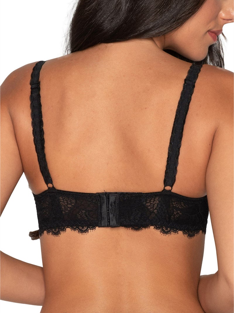 Soutien-gorge balconnet Orchidea noir Noir - Kiabi