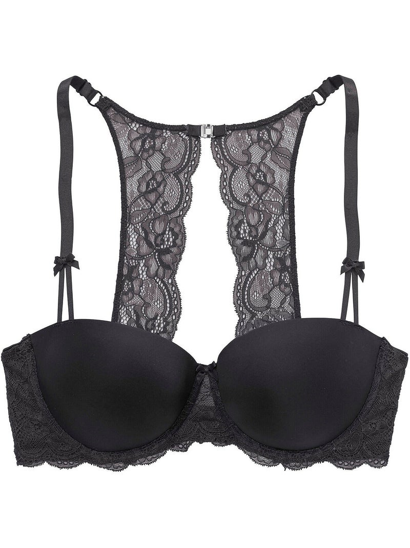 Soutien-gorge balconnet Palomera Noir - Kiabi