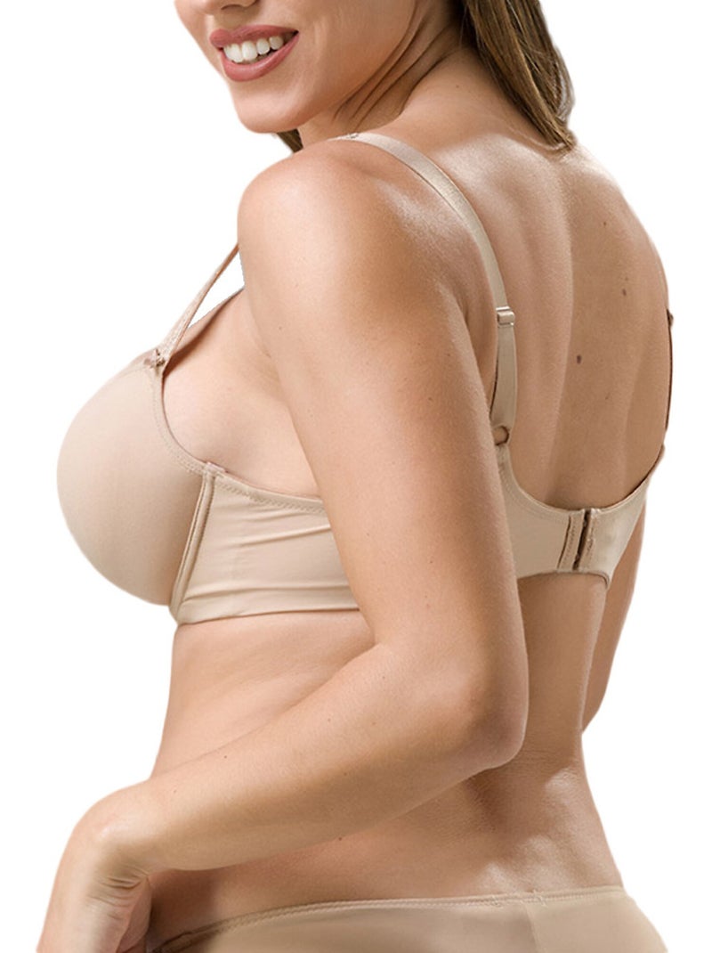 Soutien-gorge balconnet préformé CELEBRATION Beige - Kiabi