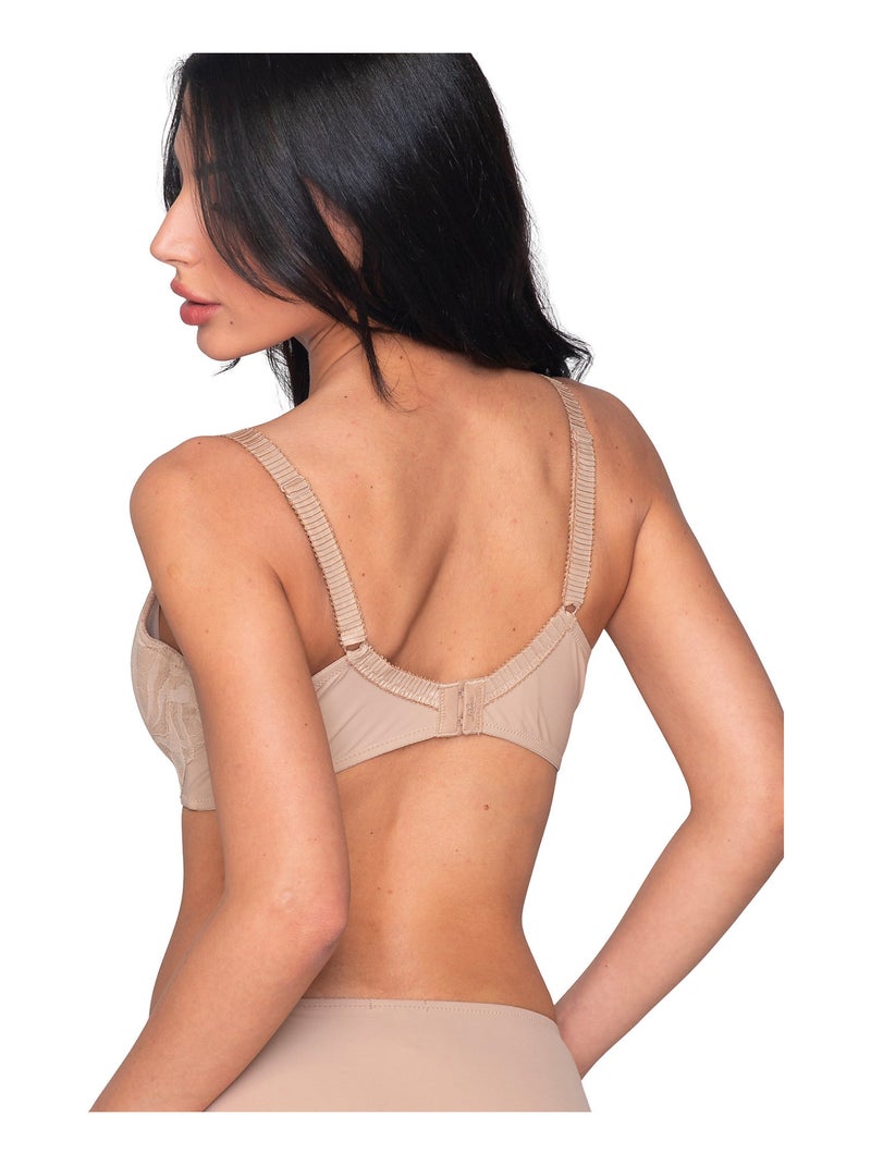 Soutien-gorge balconnet préformé MELODY Beige - Kiabi