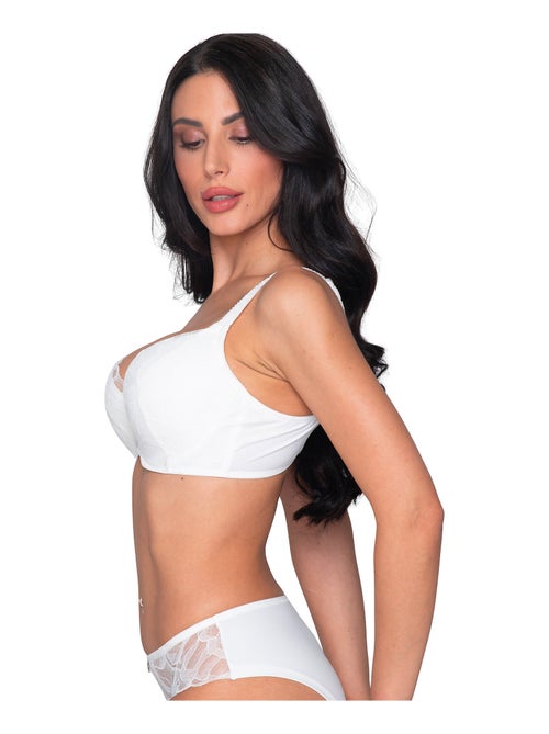 Soutien-gorge balconnet préformé MELODY MARIAGE - Kiabi Soutien-gorge balconnet préformé MELODY MARIAGE - Kiabi