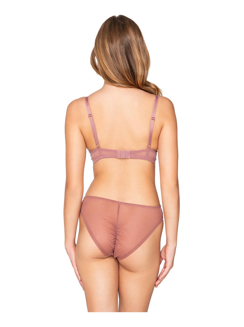 Soutien-gorge balconnet préformé MYSTIQUE Rose - Kiabi