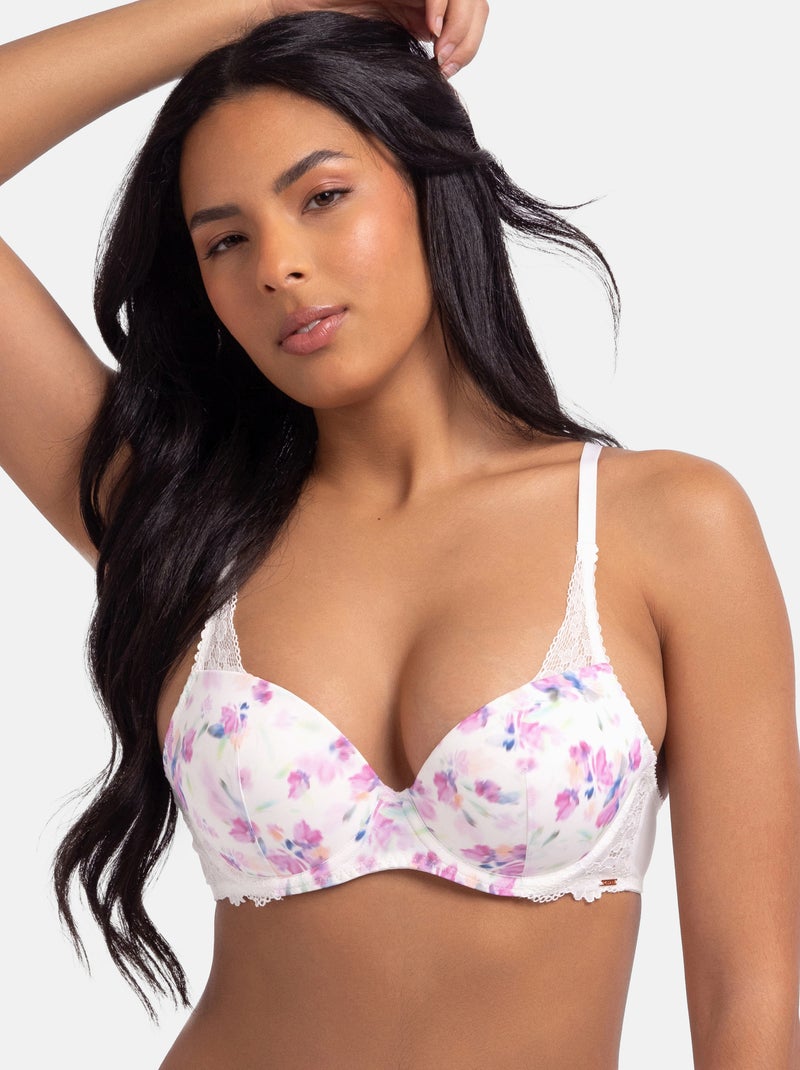 Soutien-gorge balconnet push up tiani Dorina Ivoire - Kiabi