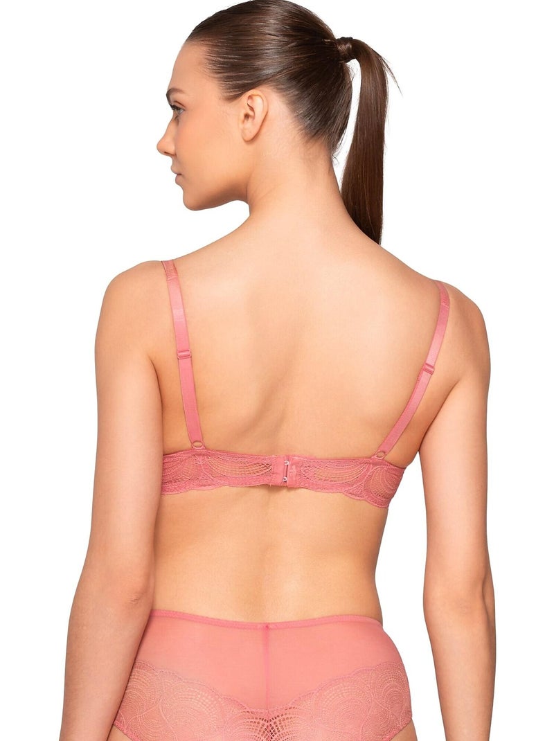 Soutien-gorge balconnet semi préformé PEARL Rose - Kiabi