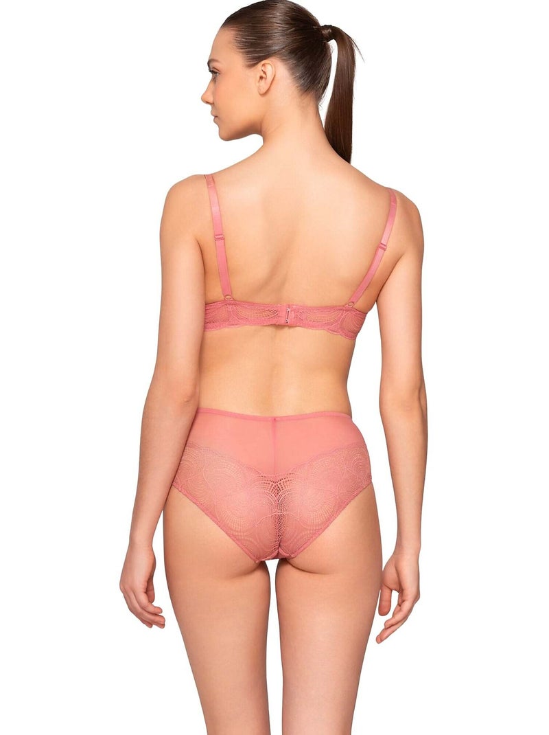 Soutien-gorge balconnet semi préformé PEARL Rose - Kiabi
