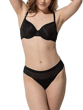 Soutien-gorge balconnet spacer Lust noir