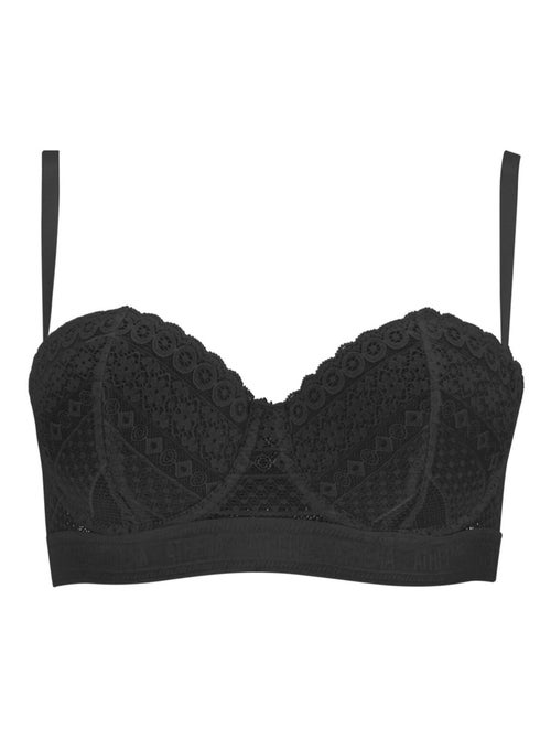 Soutien-gorge bandeau à armatures souples femme Dentelle Athena - Kiabi