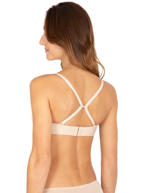 Soutien-gorge bandeau à bretelles amovibles NUANCES - Kiabi