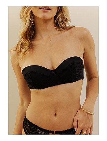 Soutien-gorge bandeau à coques Charnelle