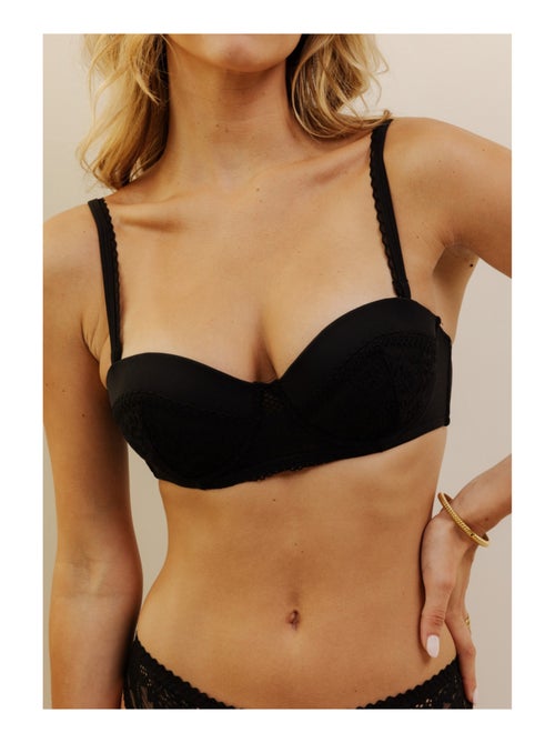 Soutien-gorge bandeau à coques Charnelle - Kiabi