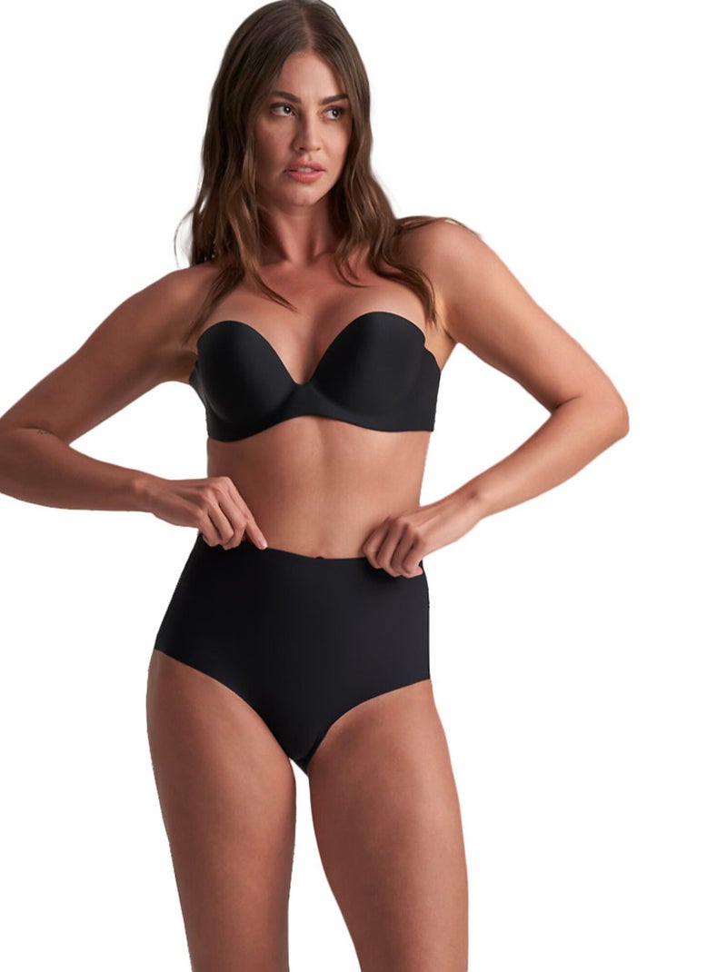 Soutien-gorge bandeau adhésif sans coutures Gala Noir - Kiabi