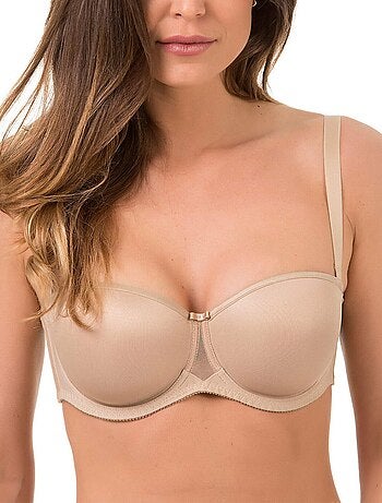 Soutien-gorge bandeau Adriana peau