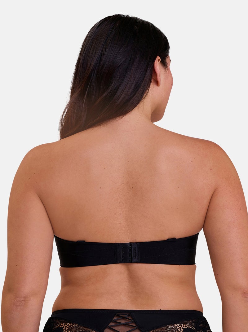Soutien-gorge bandeau Arum Prima Sans Complexe Noir - Kiabi