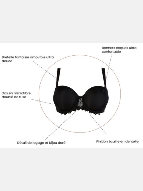 Soutien-gorge bandeau Arum Prima Sans Complexe - Kiabi