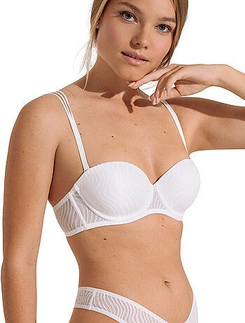 Soutien-gorge bandeau balconnet préformé Nikki