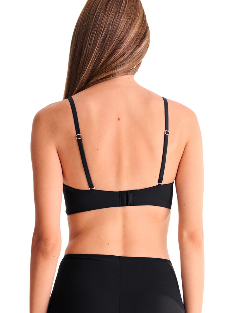 Soutien-gorge bandeau balconnet SOPHIA Noir - Kiabi